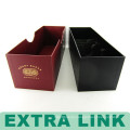 Benutzerdefinierte Logo Design Luxus hohe Qualität MDF Holz Wein Box